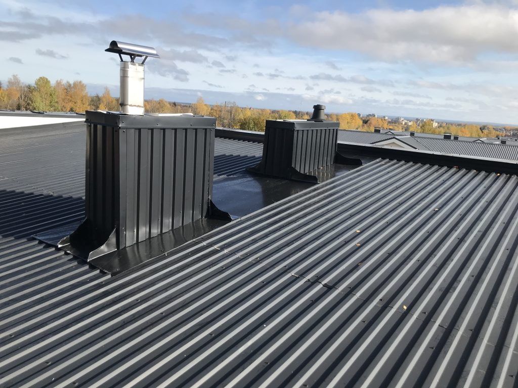 Kaminų skardinimo darba